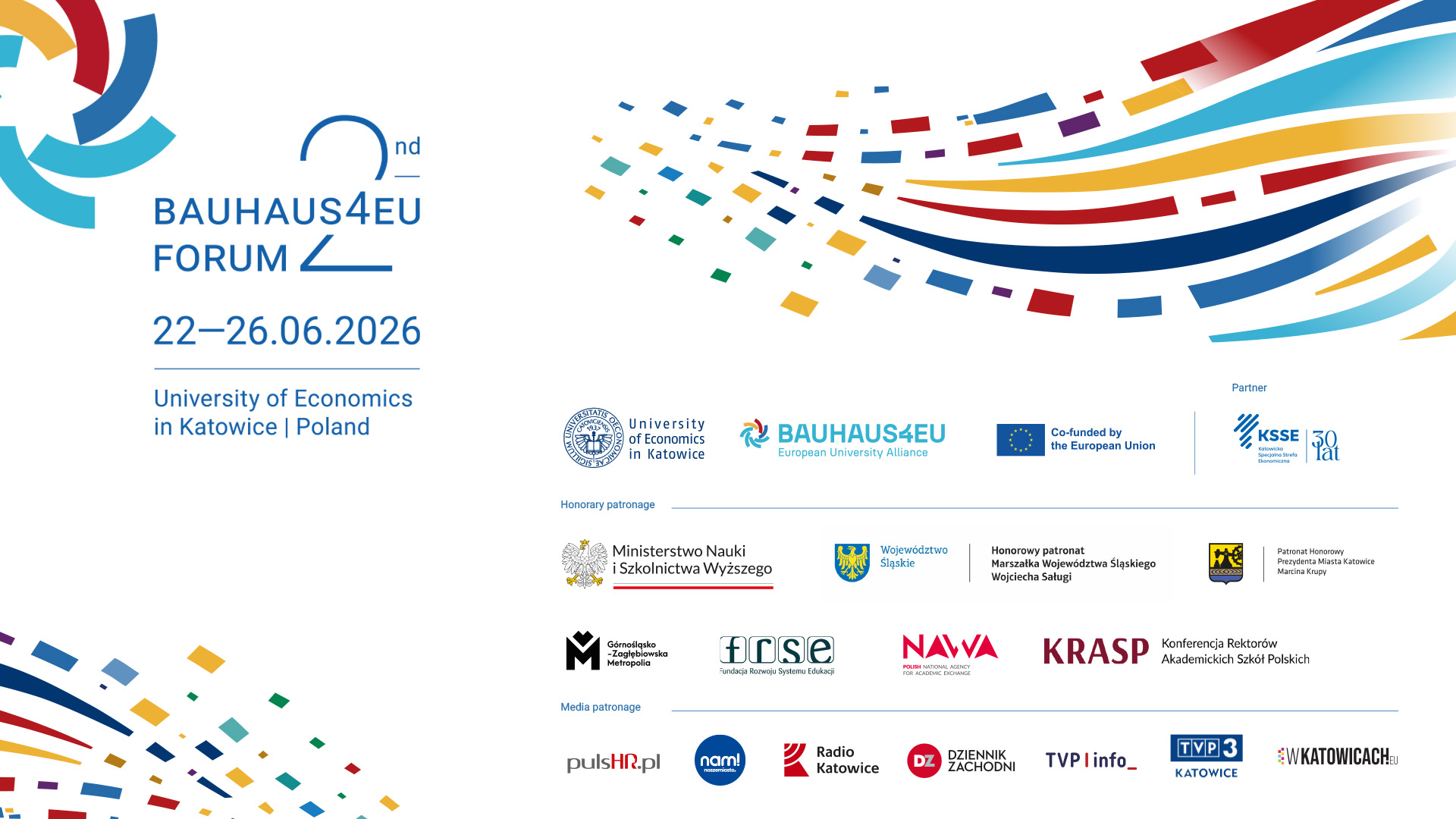 poster promoting the 2nd B4EU FORUM