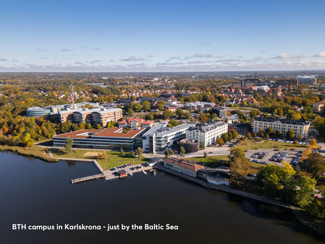 BTH campus in Karlskrona by the Baltic Sea